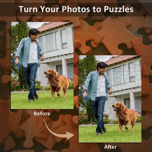 personalized photo puzzle,pet puzzle,photo puzzle, family reunion puzzle,wedding puzzle.